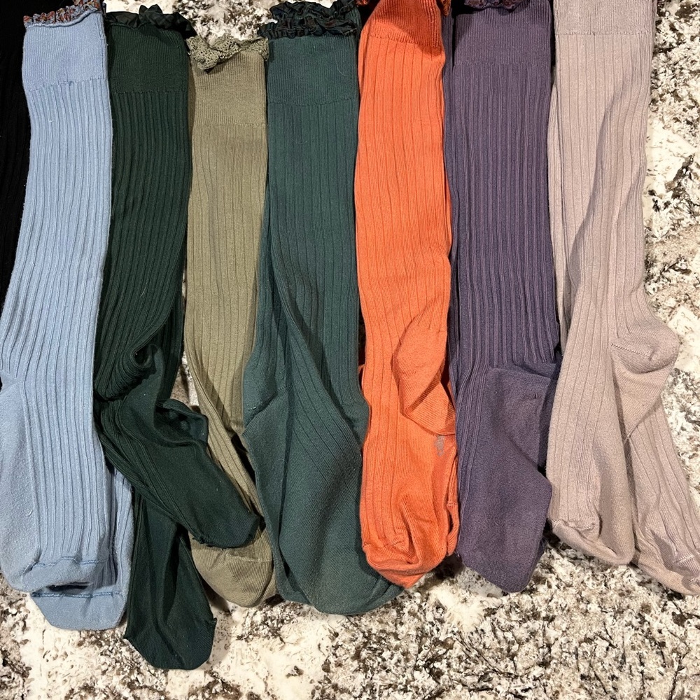 Doen Multicolor Ribbed Socks Set - image 2